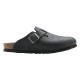 BIRKENSTOCK LEATHER BOSTON LEOI BLACK