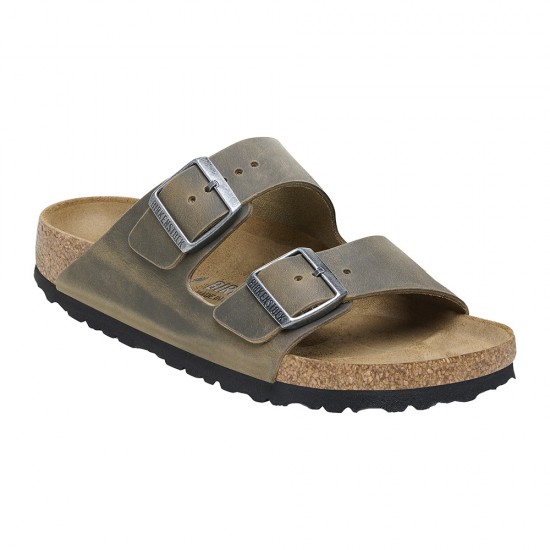 BIRKENSTOCK BS CLASSIC ARIZONA LEOI FADED KHAKI