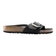 BIRKENSTOCK LEATHER MADRID BIG BUCKLE LEOI BLACK