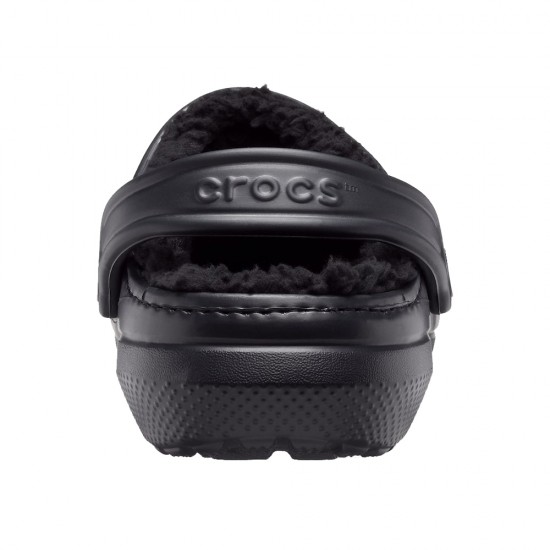 CROCS CLASSIC LINED CLOG BLACK-BLACK