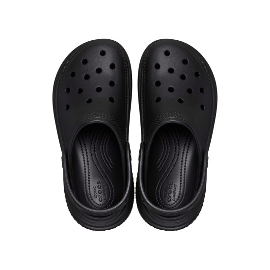 CROCS STOMP CLOG BLACK