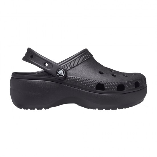 CROCS CLASSIC PLATFORM CLOG BLACK