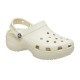 CROCS CLASSIC PLATFORM CLOG BONE