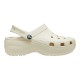 CROCS CLASSIC PLATFORM CLOG BONE