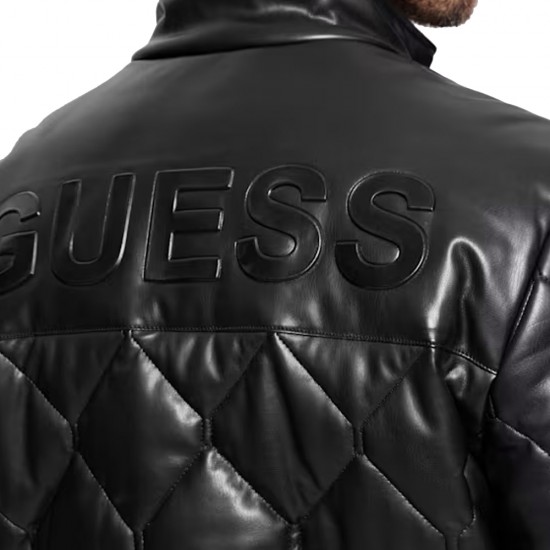 GUESS QUILTED PU LEATHER J ΜΠΟΥΦΑΝ ΑΝΔΡΑΣ