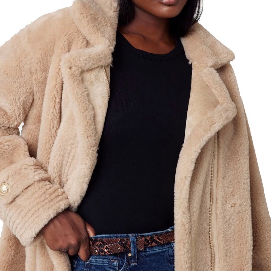 GUESS LS ELISABETTA SHEARLING COAT ΓΥΝΑΙΚΕΙΟ