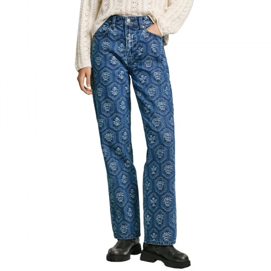 PEPE JEANS STRAIGHT JEANS HW JAQUARD 30 ΓΥΝΑΙΚΑ