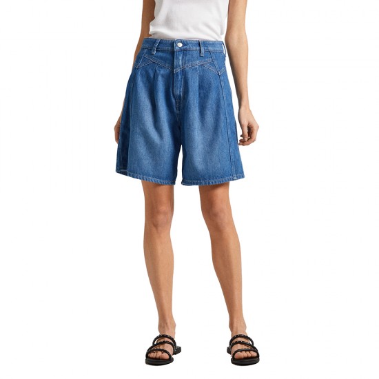 PEPE JEANS RACHEL RELAXED SHORT UHW DLX  ΓΥΝΑΙΚΑ