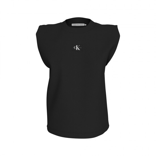 CALVIN KLEIN WOVEN LABEL LOOSE MUSCLE TEE