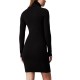 CALVIN KLEIN WOVEN LABEL TIGHT SWEATER DRESS