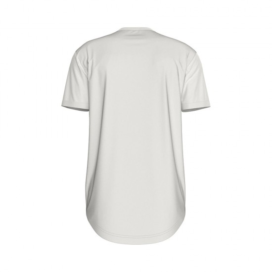 CALVIN KLEIN BADGE TURN UP SLEEVE T-SHIRT