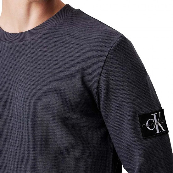 CALVIN KLEIN BADGE WAFFLE LS TEE ΑΝΔΡΙΚΟ