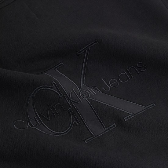 CALVIN KLEIN MONOLOGO APPLIQUE KNIT BOMBER