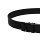 CALVIN KLEIN ROUND MONO PLAQUE LTHR BELT 35MM ΖΩΝΗ