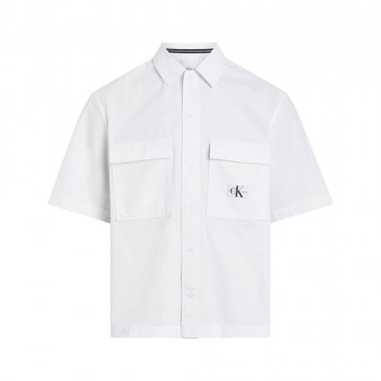 CALVIN KLEIN SEERSUCKER SS SHIRT