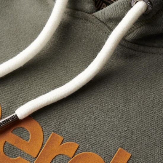 D2 OVIN CLASSIC CORE LOGO HOODIE ΦΟΥΤΕΡ ΑΝΔΡΙΚΟ