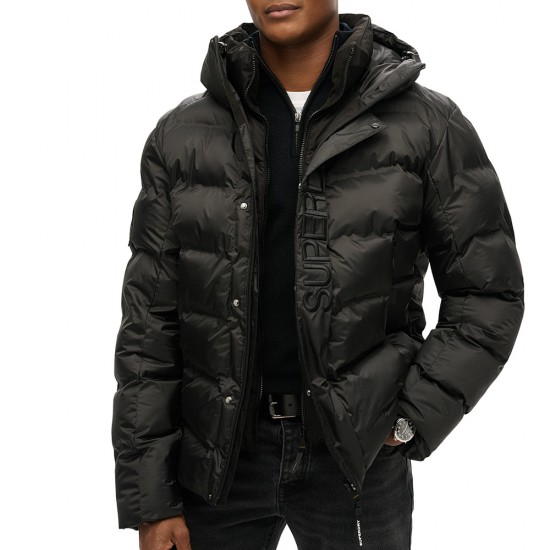 D3 OVIN HOODED CITY GRAPHIC PUFFER JKT ΜΠΟΥΦΑΝ ΑΝΔ