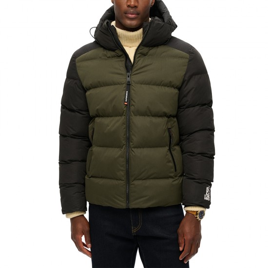 D3 SDCD HOOD COLOUR BLOCK SPORT PUFFER ΜΠΟΥΦΑΝ ΑΝΔ