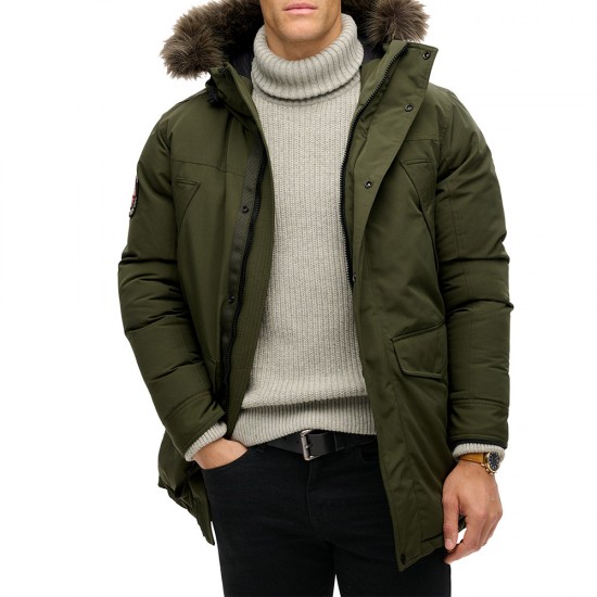 D3 OVIN EVEREST FAUX FUR PARKA JACKET ΜΠΟΥΦΑΝ ΑΝΔΡ