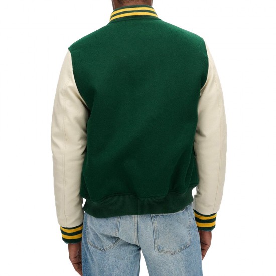 D2 OVIN VARSITY WOOL BOMBER ΜΠΟΥΦΑΝ ΑΝΔΡΙΚΟ