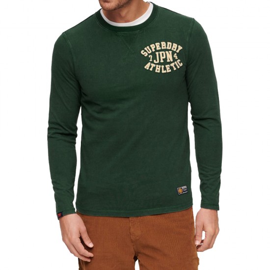 D2 OVIN VINTAGE ATHLETIC CHEST LS TEE ΜΠΛΟΥΖΑ ΑΝΔΡ