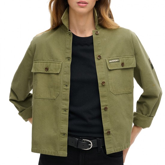 D2 OVIN ST TROPEZ MILITARY SHIRT ΠΟΥΚΑΜΙΣΟ ΓΥΝΑΙΚΕ