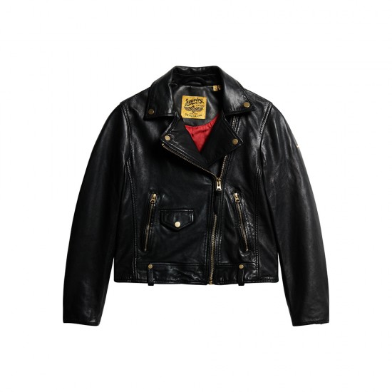 D2 OVIN STUDDED LEATHER BIKER JKT ΜΠΟΥΦΑΝ ΓΥΝΑΙΚΕΙ