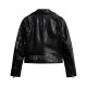 D2 OVIN STUDDED LEATHER BIKER JKT ΜΠΟΥΦΑΝ ΓΥΝΑΙΚΕΙ