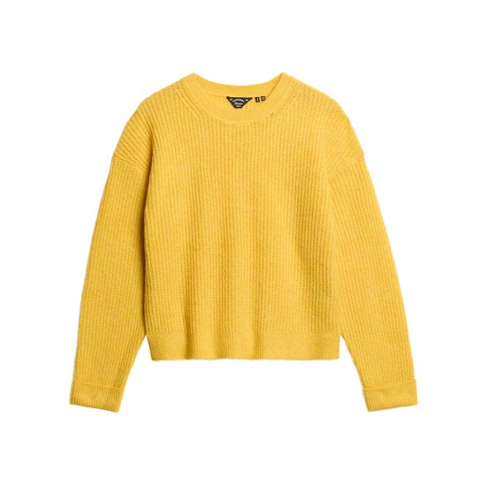 D3 BOUT BRUSHED CREW NECK JUMPER ΠΛΕΚΤΟ ΓΥΝΑΙΚΕΙΟ