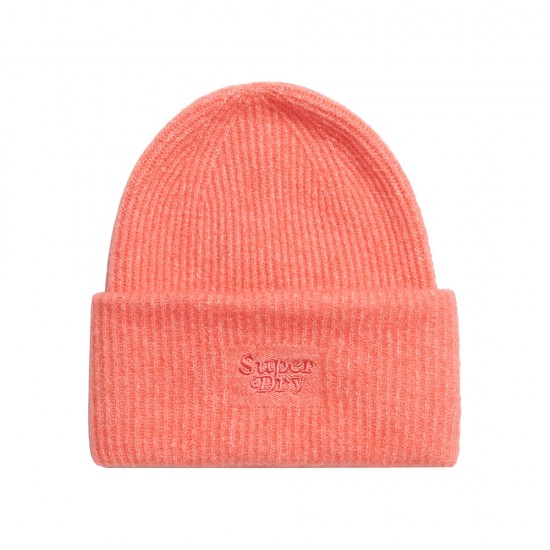 D3 SDNA SOFT RIB KNIT BEANIE HAT ΑΞΕΣΟΥΑΡ ΓΥΝΑΙΚΕΙ