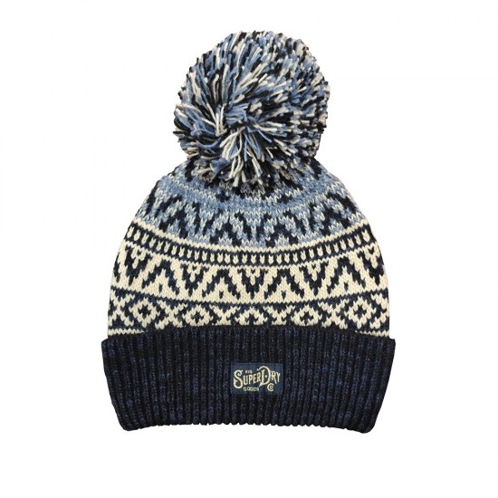 D3 SDNA PATTERN KNITTED BEANIE HAT ΑΞΕΣΟΥΑΡ ΓΥΝΑΙΚ