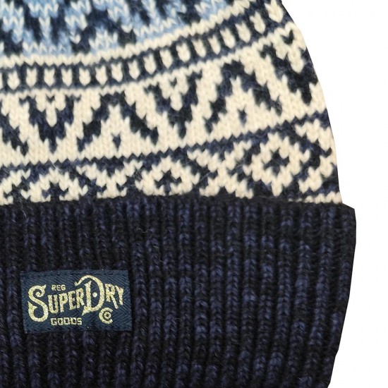 D3 SDNA PATTERN KNITTED BEANIE HAT ΑΞΕΣΟΥΑΡ ΓΥΝΑΙΚ