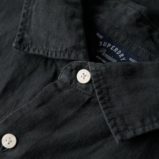 D3 STUD STUDIOS CASUAL LINEN S/S SHIRT ΠΟΥΚΑΜΙΣΟ Α