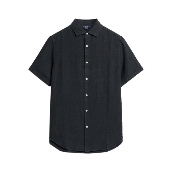 D3 STUD STUDIOS CASUAL LINEN S/S SHIRT ΠΟΥΚΑΜΙΣΟ Α