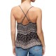 D2 OVIN PRINTED WOVEN CAMI TOP ΜΠΛΟΥΖΑ ΓΥΝΑΙΚΕΙΟ