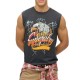 D2 OVIN BIKER ROCK RELAXED TANK ΜΠΛΟΥΖΑ ΑΝΔΡΙΚΟ