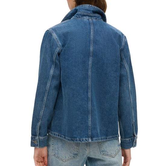 CHN DENIM CHORE JACKET ΜΟΥΦΑΝ ΓΥΝΑΙΚΕΙΟ