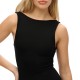 D1 STUD JERSEY TWIST BACK MIDI DRESS ΦΟΡΕΜΑ ΓΥΝΑΙΚ