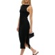 D1 STUD JERSEY TWIST BACK MIDI DRESS ΦΟΡΕΜΑ ΓΥΝΑΙΚ