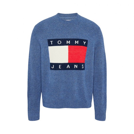 TOMMY JEANS REG MELANGE FLAG SWEATER ΑΝΔΡΙΚΟ