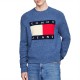 TOMMY JEANS REG MELANGE FLAG SWEATER ΑΝΔΡΙΚΟ