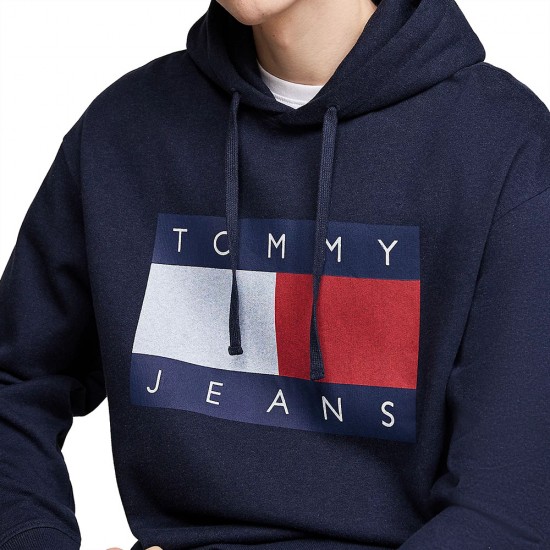 TOMMY JEANS RLX MELANGE FLAG HOODIE