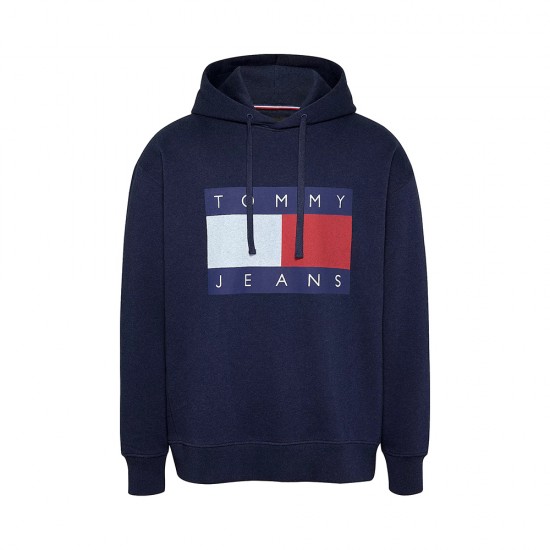 TOMMY JEANS RLX MELANGE FLAG HOODIE