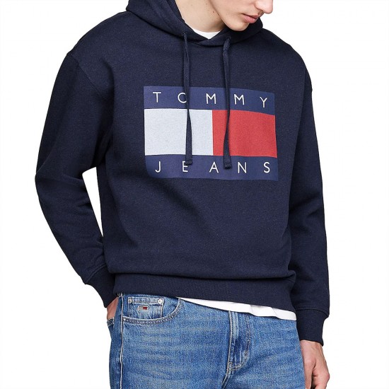 TOMMY JEANS RLX MELANGE FLAG HOODIE