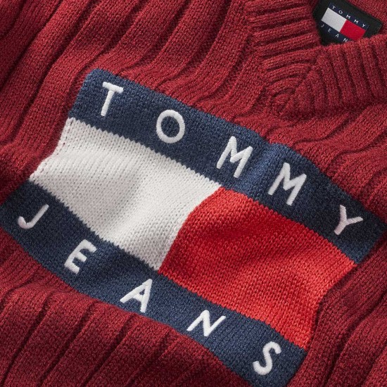 TOMMY JEANS VNCK CENTER FLAG SWEATER EXT ΓΥΝΑΙΚΕΙΟ