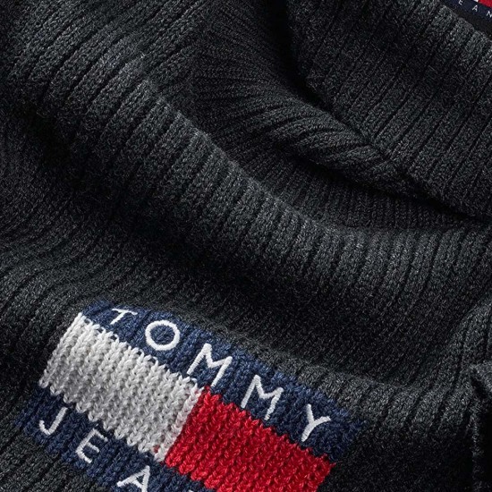 TOMMY JEANS MELANGE TRTLNCK FLAG SWEATER ΓΥΝΑΙΚΕΙΟ