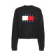 TOMMY JEANS MELANGE FLAG SWEATER  EXT ΓΥΝΑΙΚΕΙΟ