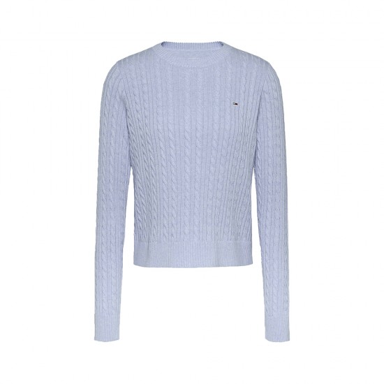 TOMMY JEANS CABLE ESSENTIAL SWEATER ΓΥΝΑΙΚΕΙΟ