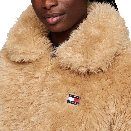 TOMMY JEANS FAUX SHEARLING JACKET ΓΥΝΑΙΚΕΙΟ