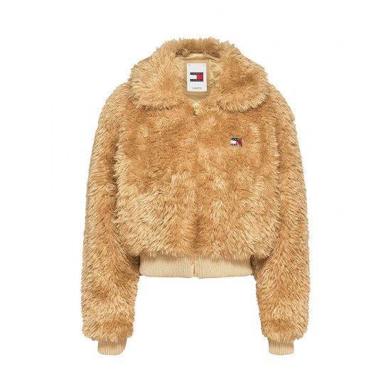 TOMMY JEANS FAUX SHEARLING JACKET ΓΥΝΑΙΚΕΙΟ